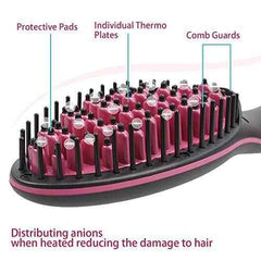 Ceramic Hair Straightener – Anti-Static & Fast Heating | Calm & Curl