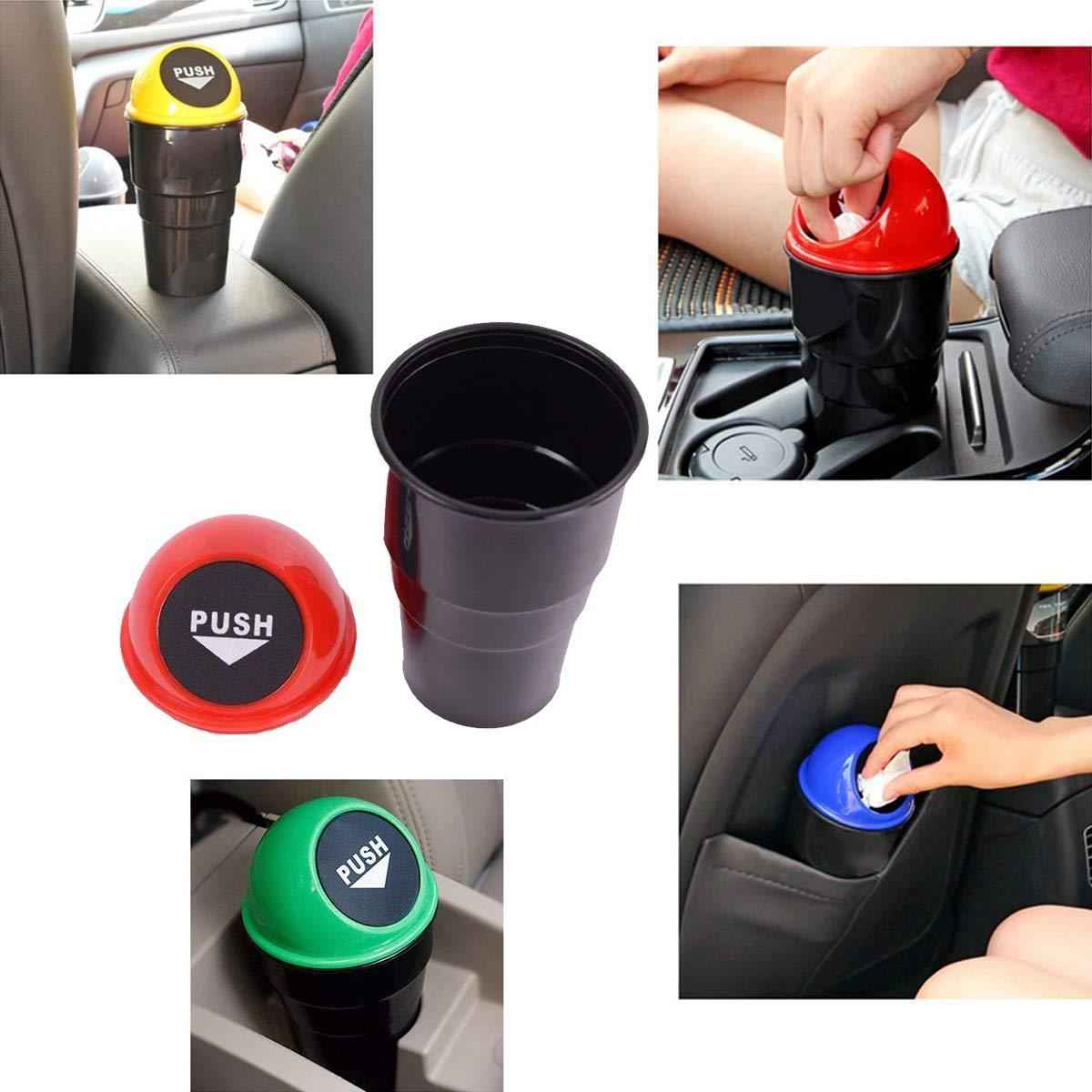 Car Dustbin – Portable Mini Trash Bin & Ashtray | Velvet Wheels