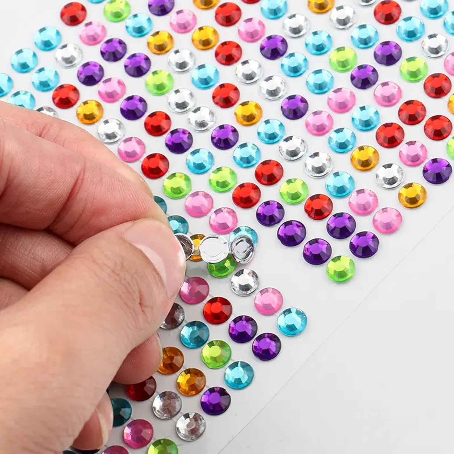 Shining Stone Stickers – Multi-Size Self-Adhesive | Craftily