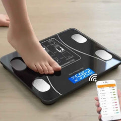 Smart Body Weight Scale – Bluetooth Body Fat & BMI Tracking | VelvaBloom