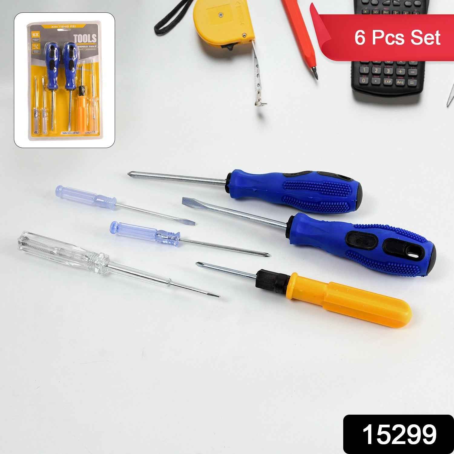 Multi Screwdriver Kit 6-in-1 – Ergonomic Grip for Precision