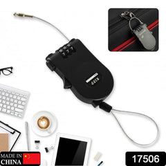Retractable Cable Lock – Travel Security & Luggage | FERVENT