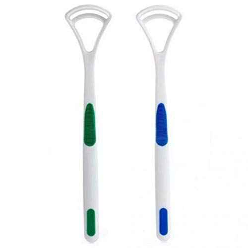Tongue Cleaner Brush – Silica Handle, Bad Breath Removal (2-Pc) | MintGuard