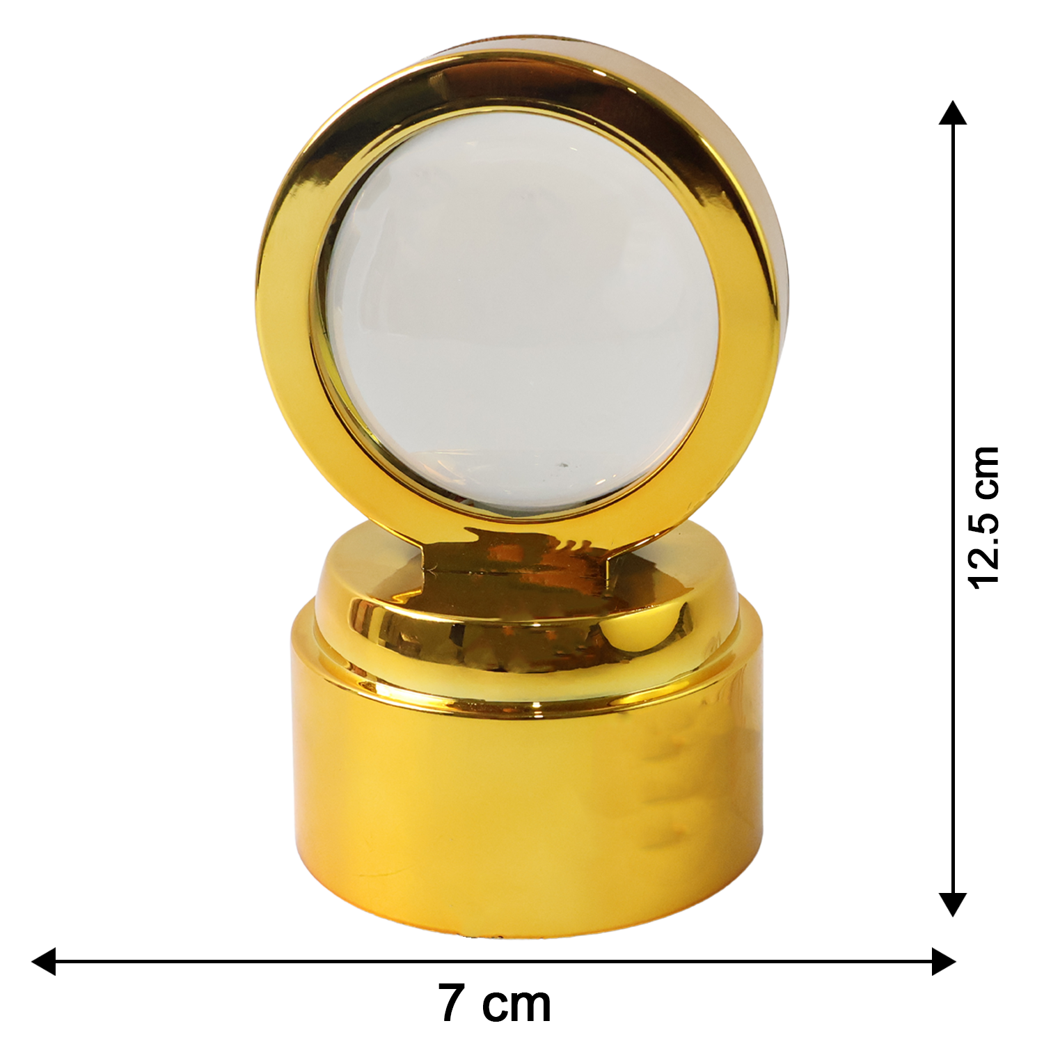 Ganpati Bapa 3D Crystal Ball LED Night Light – Divine Spiritual Glow