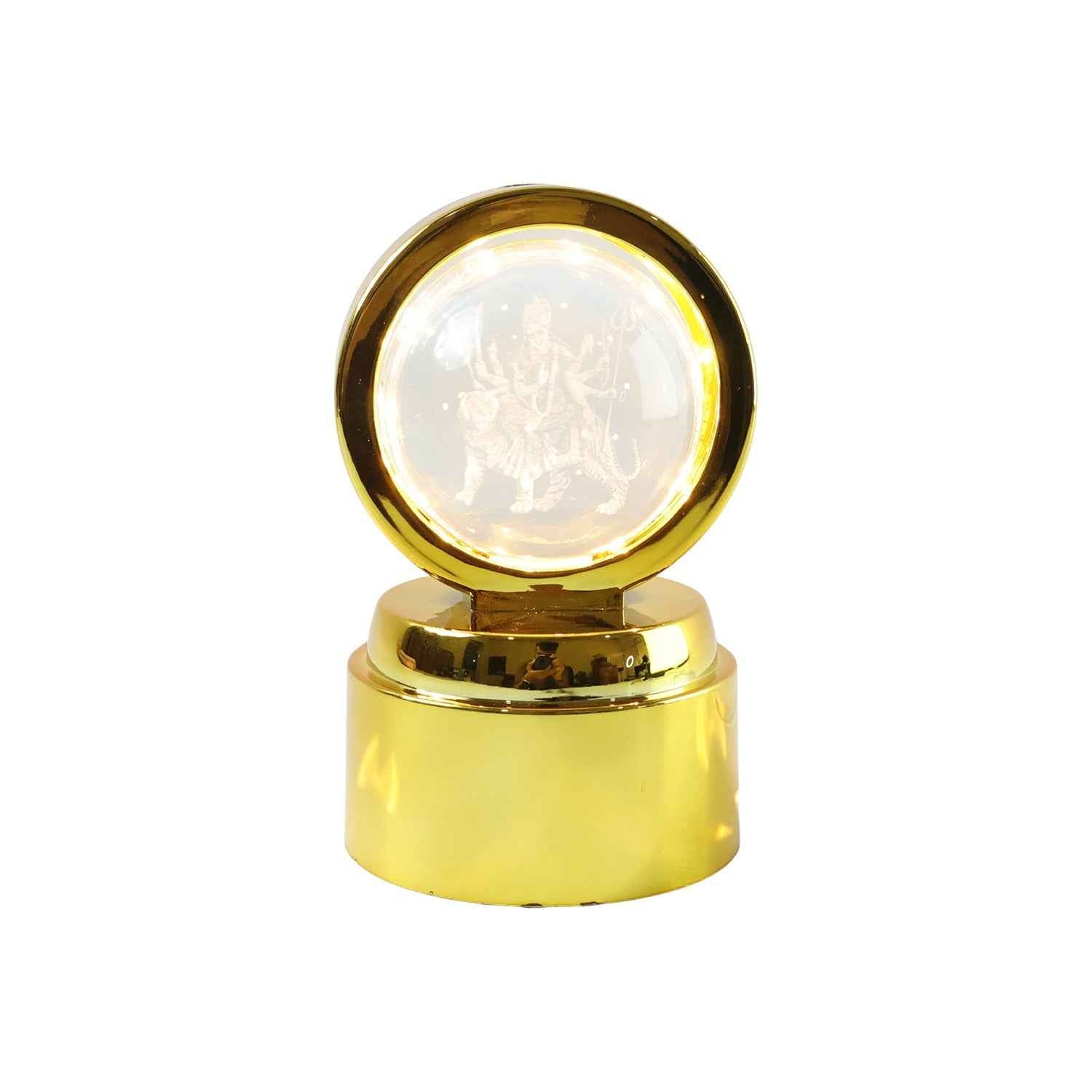 3D Crystal Ball LED Night Lamp – Elegant Spiritual Home Décor