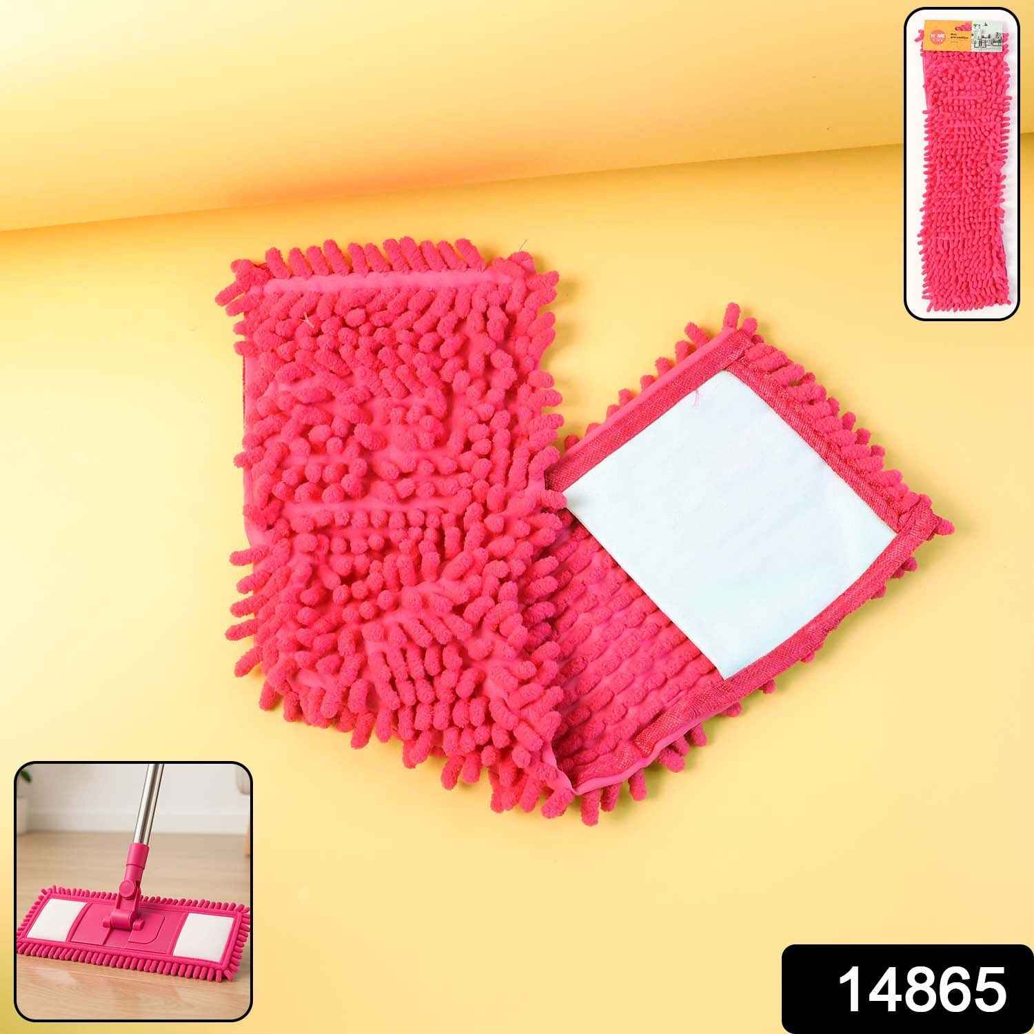 Microfiber Chenille Mop Refill Pad – Super Absorbent & Washable