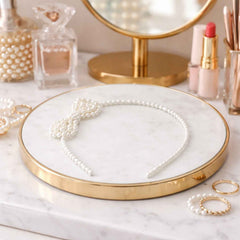 Pearl Beaded Designer Hair Band – Elegant Party Headband