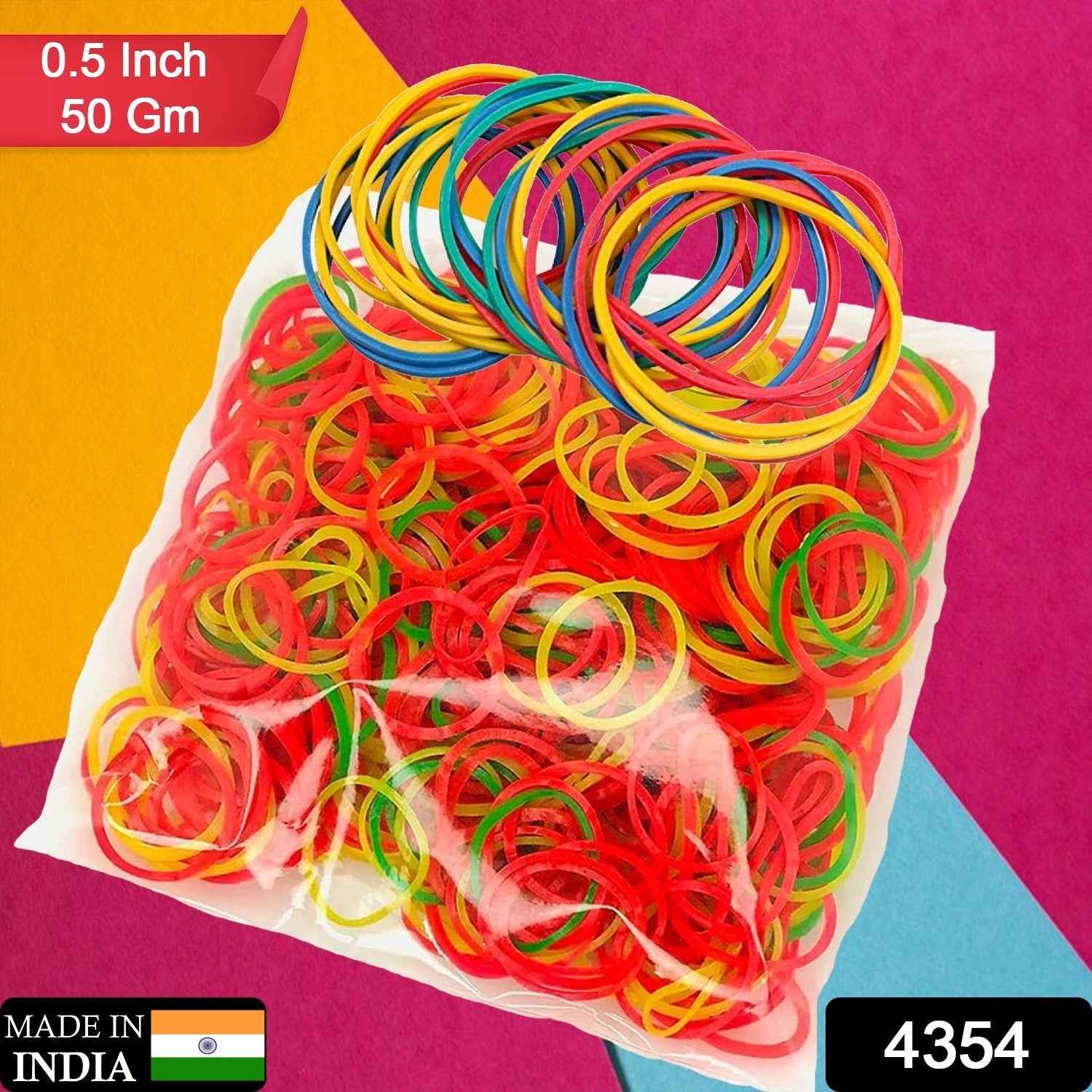 Multicolor Rubber Bands – Flexible, Reusable & Strong | Papezo