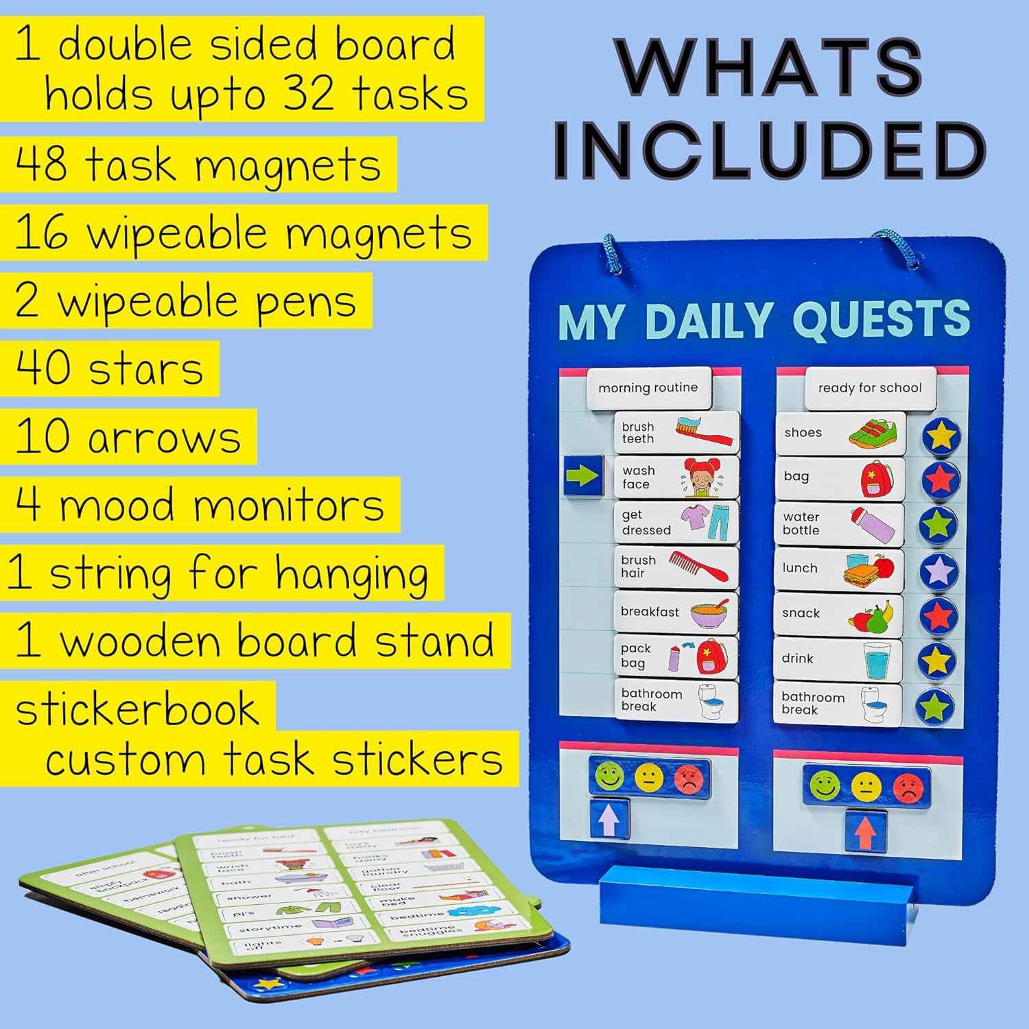 Magnetic Routine Board Ð Engaging Habit Tracker for Kids