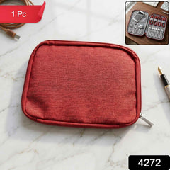 Multi-zip Pouch Organizer Ð Compact Storage for Travel & Home