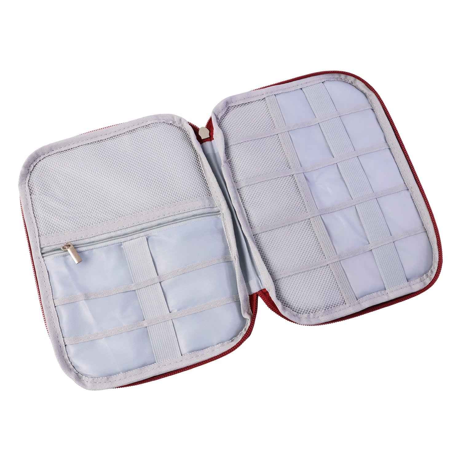 Multi-zip Pouch Organizer Ð Compact Storage for Travel & Home