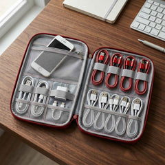 Multi-zip Pouch Organizer Ð Compact Storage for Travel & Home