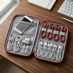 Zip pouch travel storage use