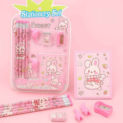 Kids' Stationery Kit – 9 Pc Set, Wooden Pencils | Arrive Kit