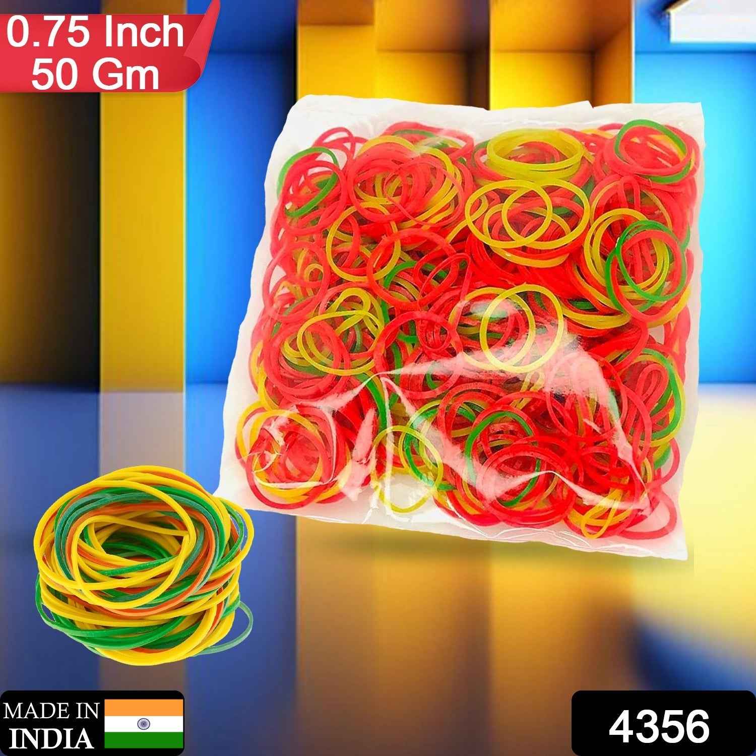 Nylon Rubber Bands – Multicolor Elastic for Office & Home |