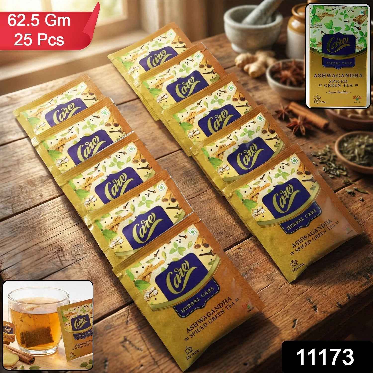 Ashwagandha Spiced Green Tea – Relaxing Antioxidant-Rich Herbal Brew