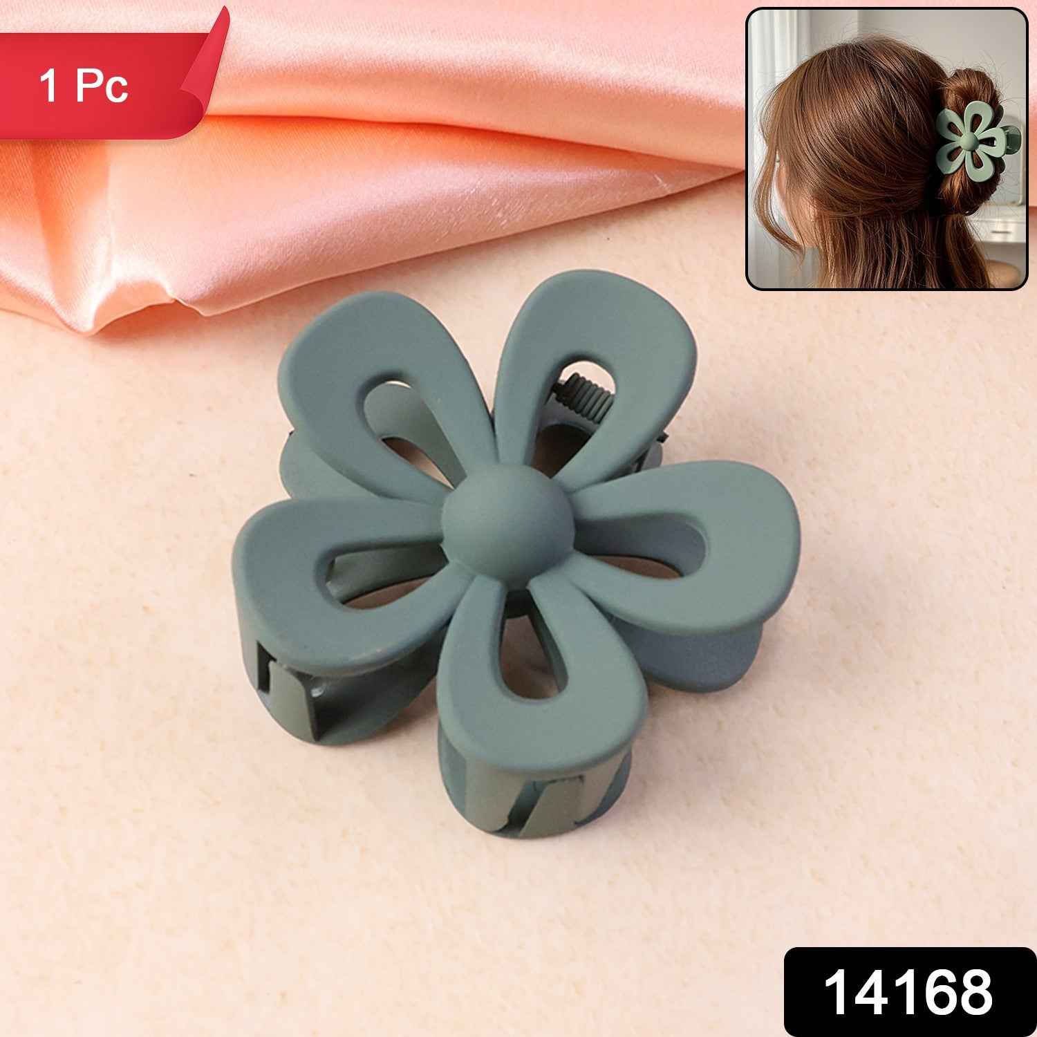 Flower Shaped Hair Claw Clip – Stylish Secure Hold
