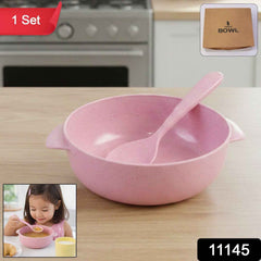 Kids Feeding Bowl with Spoon – Lightweight, Unbreakable 240ML