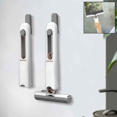 The Portable Self-Squeeze Mini Mop ready for hands-free cleaning.