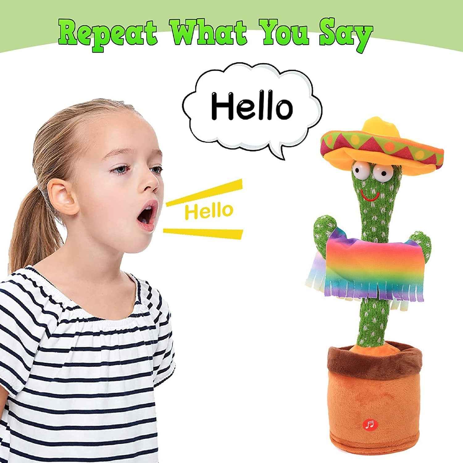 Dancing Cactus Toy – Talking & Singing Plush | Little Learners