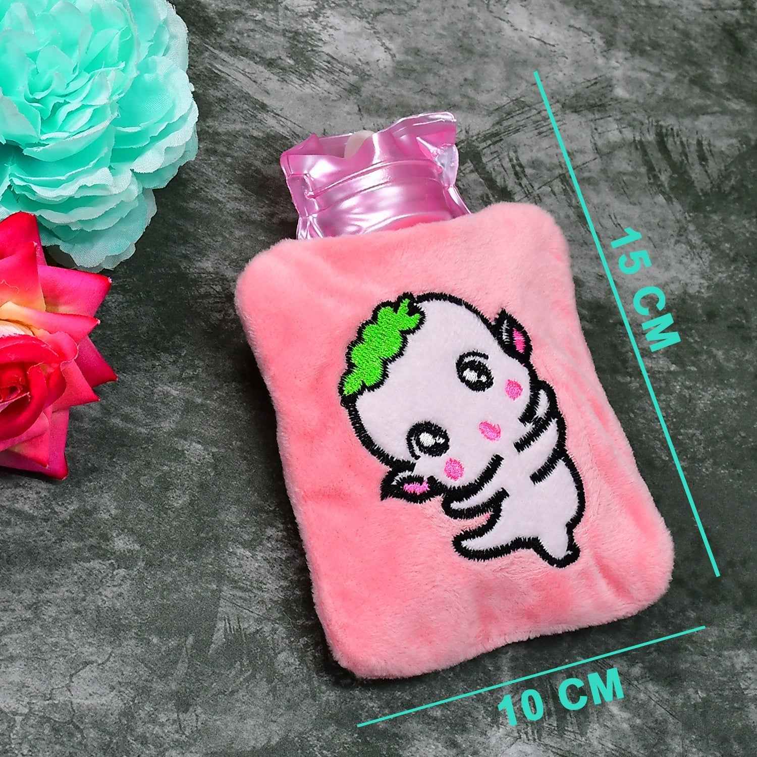 Pink Hot Water Bag – Soft Cover for Pain Relief | Indo Glow