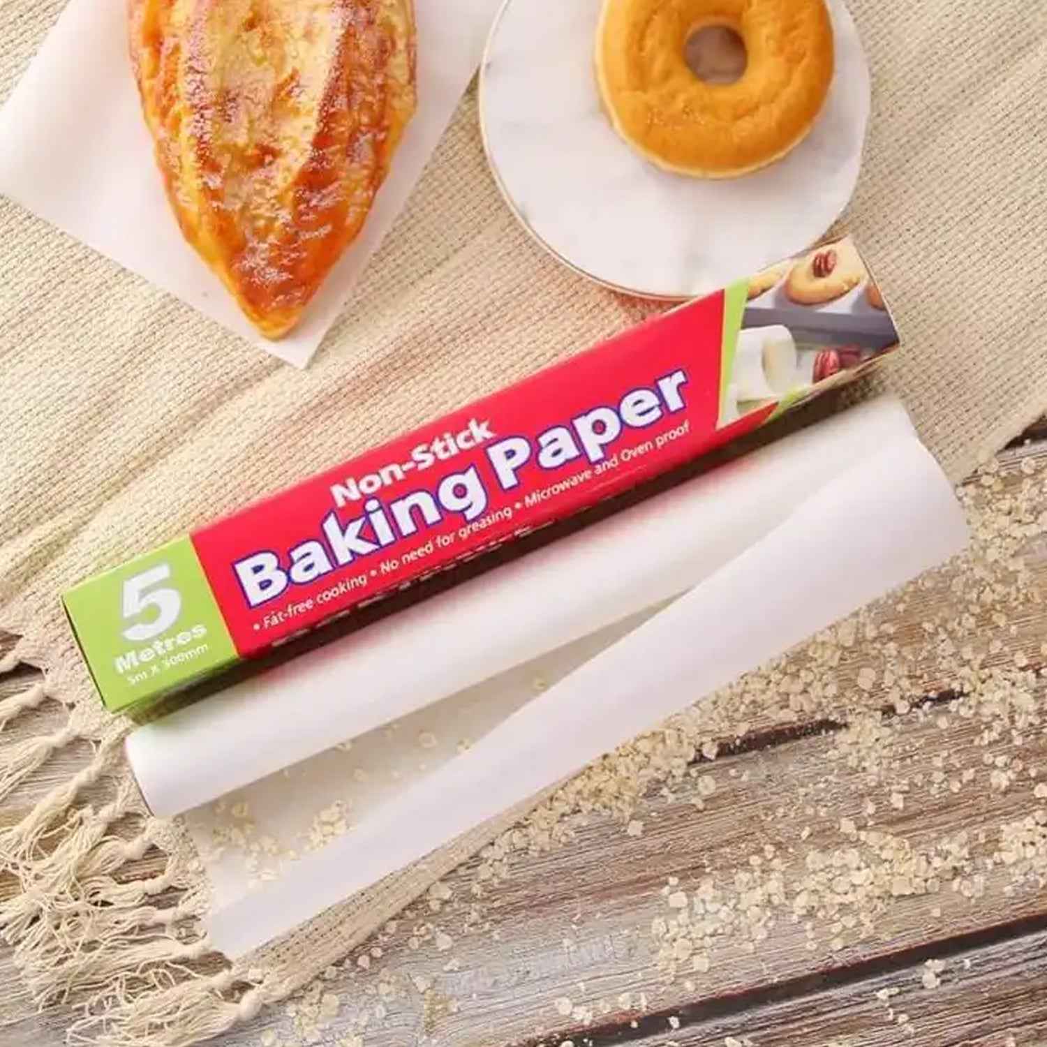 Non-Stick Parchment Paper – 5M Roll for Baking & Cooking | FirePot