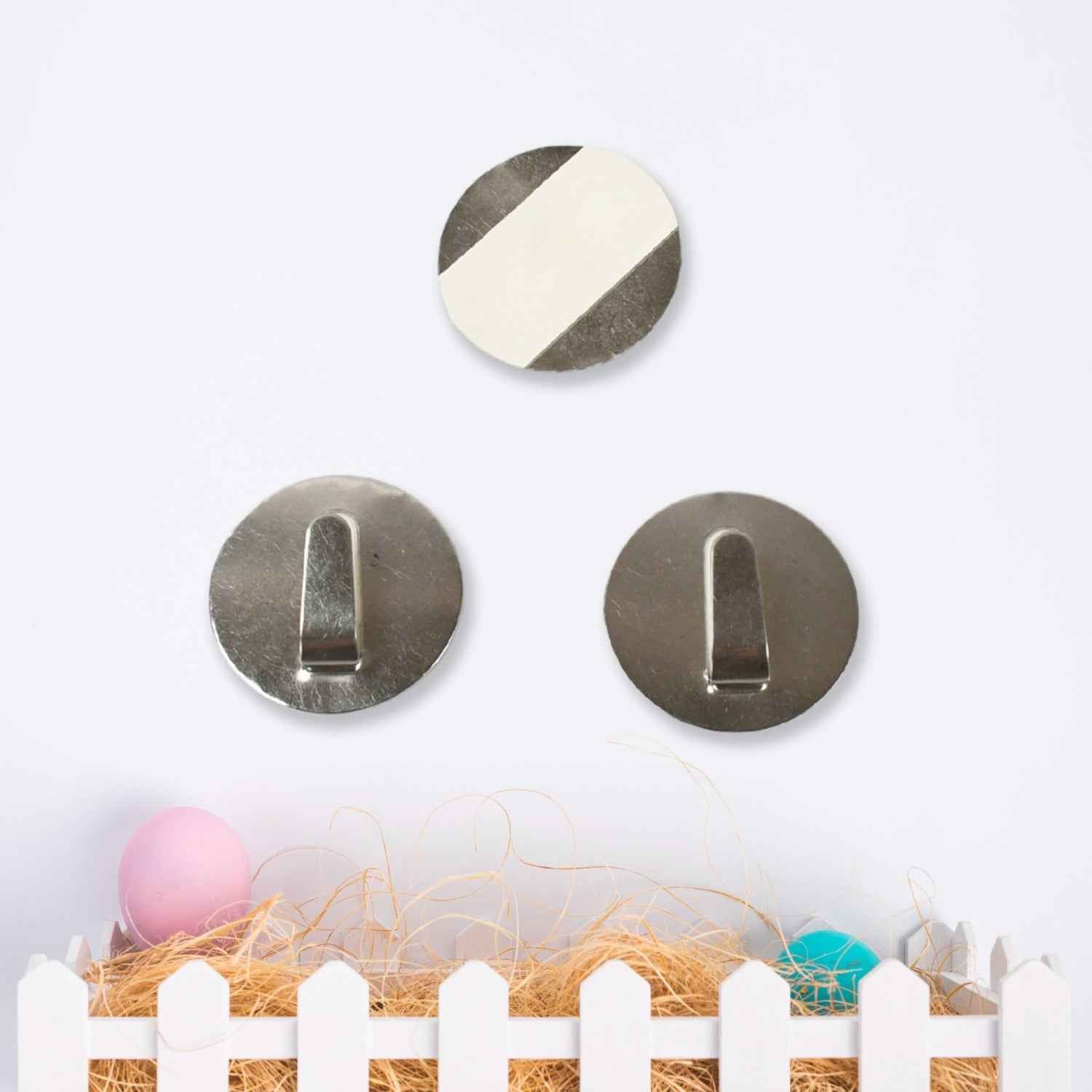 Self-Adhesive Hooks – Heavy Duty Steel Wall Hangers | Bathora