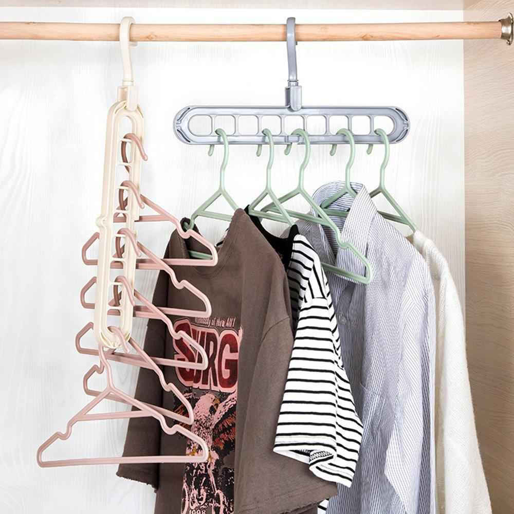 Space Saving Hanger – 9-Hole Wardrobe Organizer | Organivo