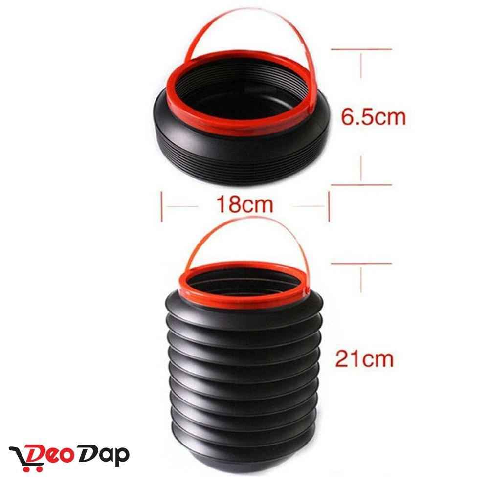 Foldable Car Trash Can – 4L Space-Saving Organiser | Velvet Wheels