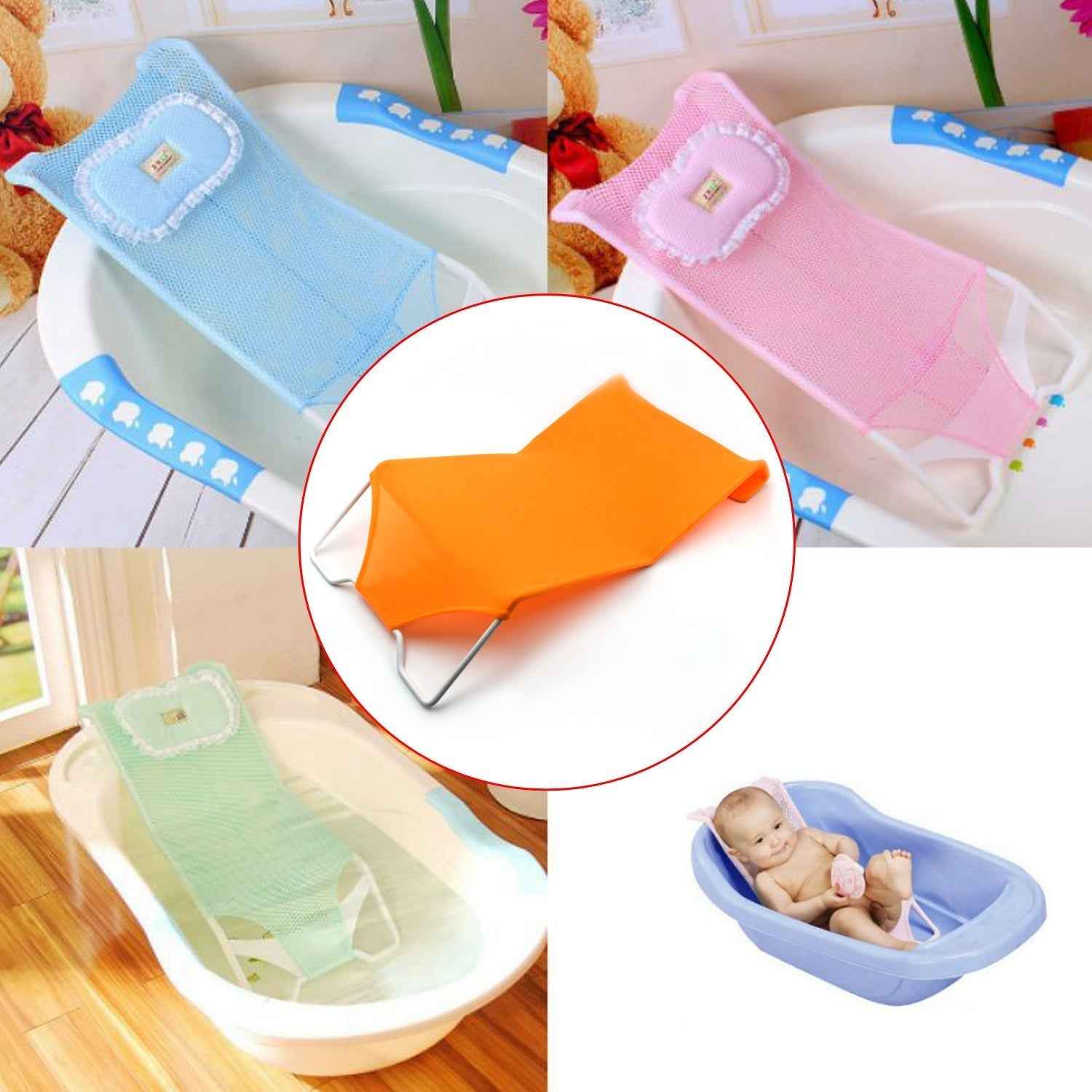 Baby Bath Seat – Portable & Safe for Infants | Mist & Relax