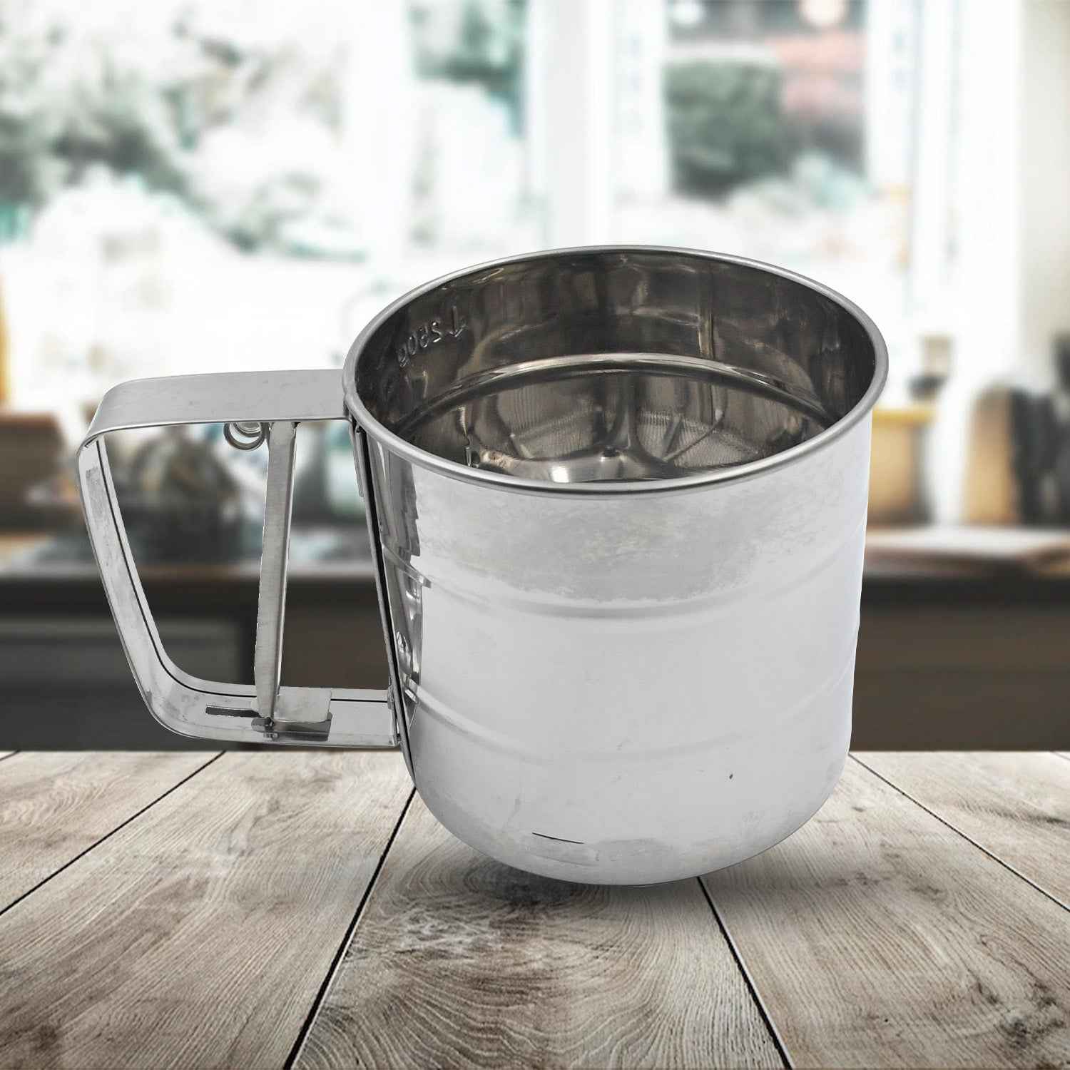 Flour Sifter – Stainless Steel Handheld Sieve |