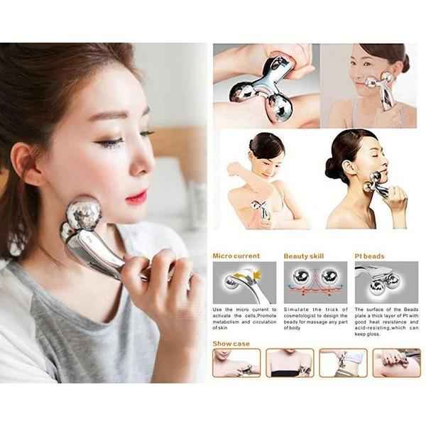 3D Roller Face Massager – Skin Tightening Tool | Velvet Wellness