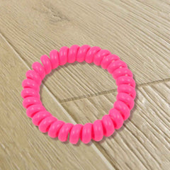Telephone Wire Hair Bands – 100 Pcs, No-Crease | Calm & Curl