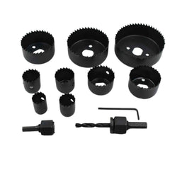 Hole Saw Kit 19-64mm – Carbon Steel Wood Drilling | BoltForce