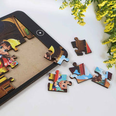 Kids Jigsaw Puzzle – Engaging Cartoon Educational Toy for Toddlers