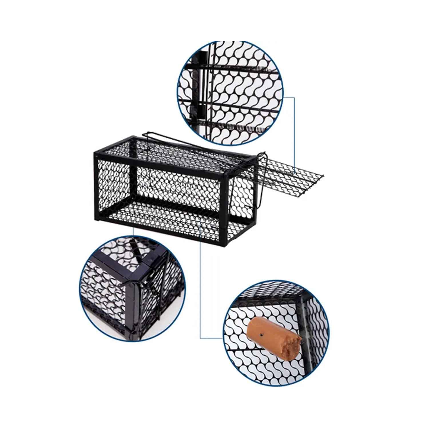 Humane Mouse Trap – Foldable Live Catch Cage for Rodents |
