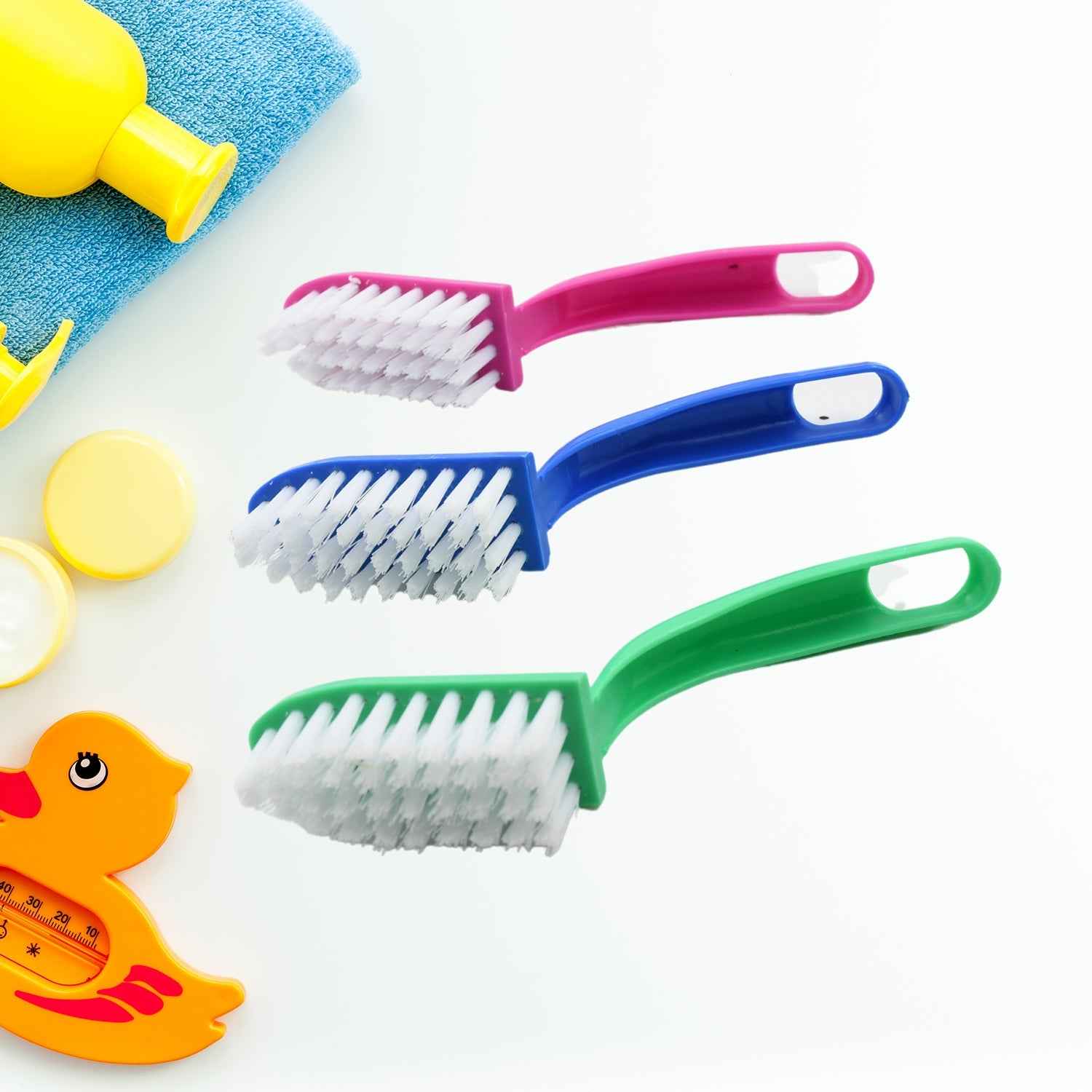 Velvet Wipe multi-purpose kitchen cleaning brush set for diverse tasks.