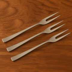 Mini Dessert Fruit Fork Set – Rust-Resistant Reusable Cutlery