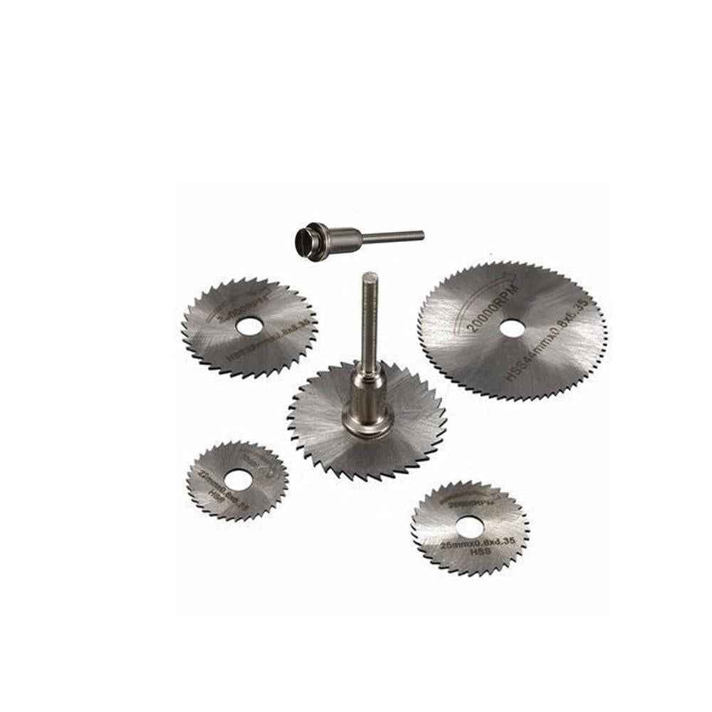 HSS Circular Saw Blades – 6pc Set for Rotary Tools | BoltForce