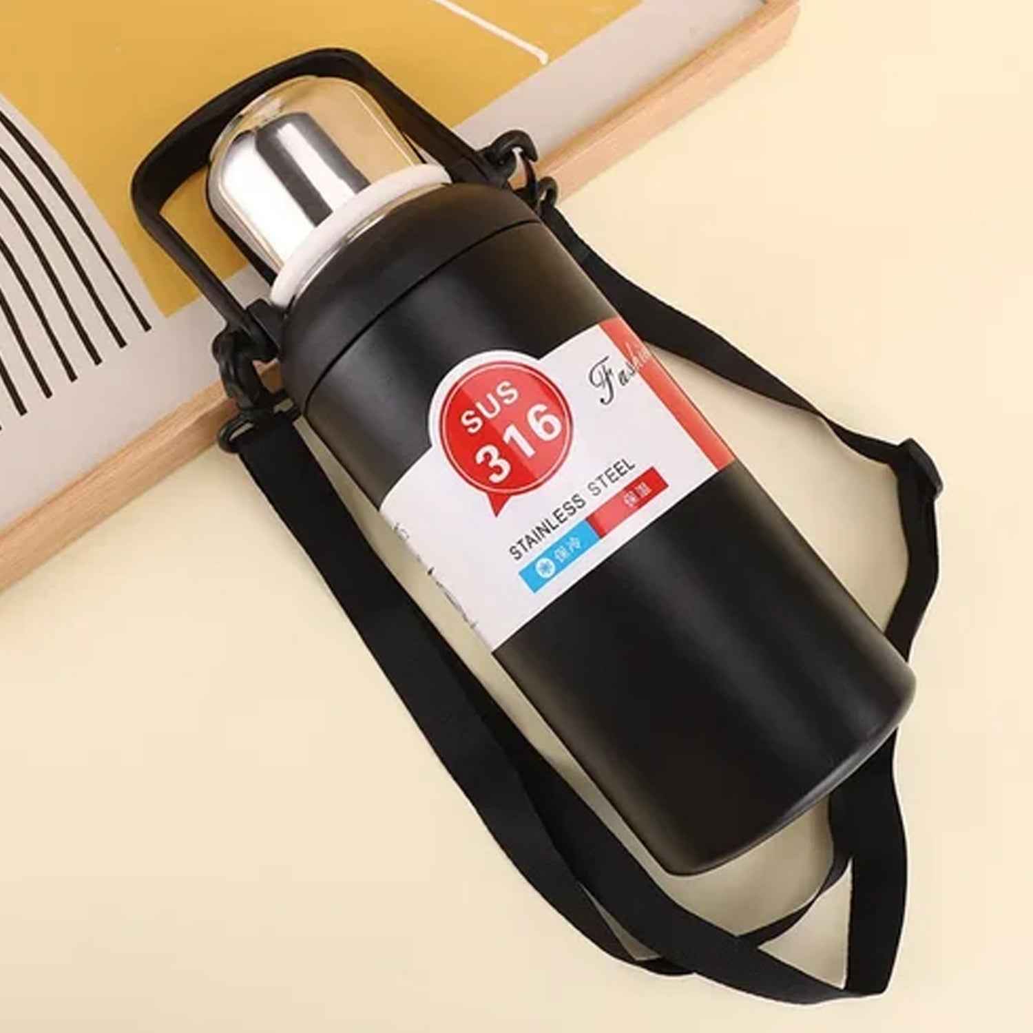 Insulated Stainless Steel Thermos Bottle – 24hr Hot & Cold