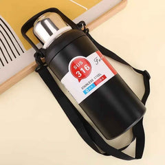 Insulated Stainless Steel Thermos Bottle – 24hr Hot & Cold