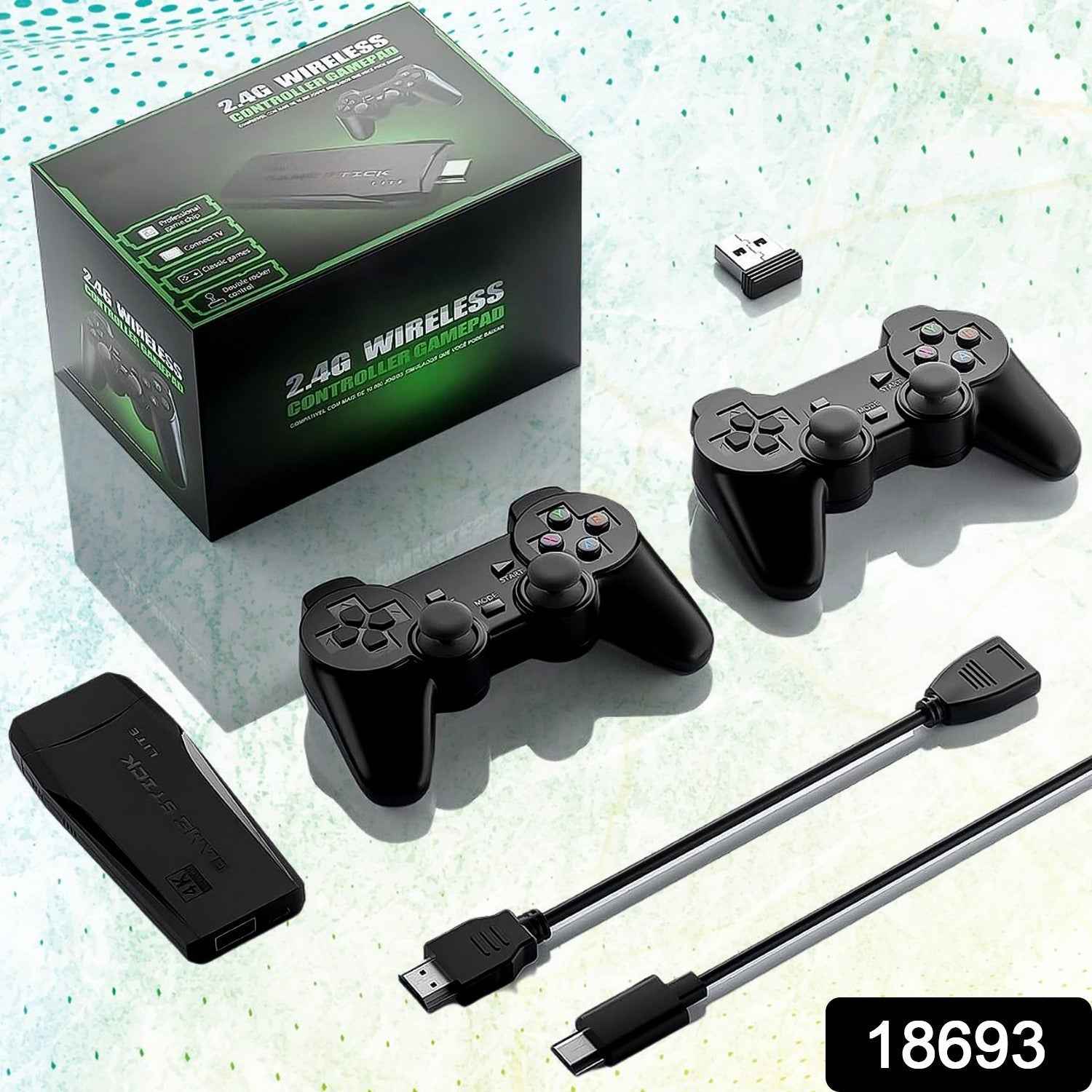 Wireless Gaming Console – 10,000+ Games, 4K HD Output | Spark Tots