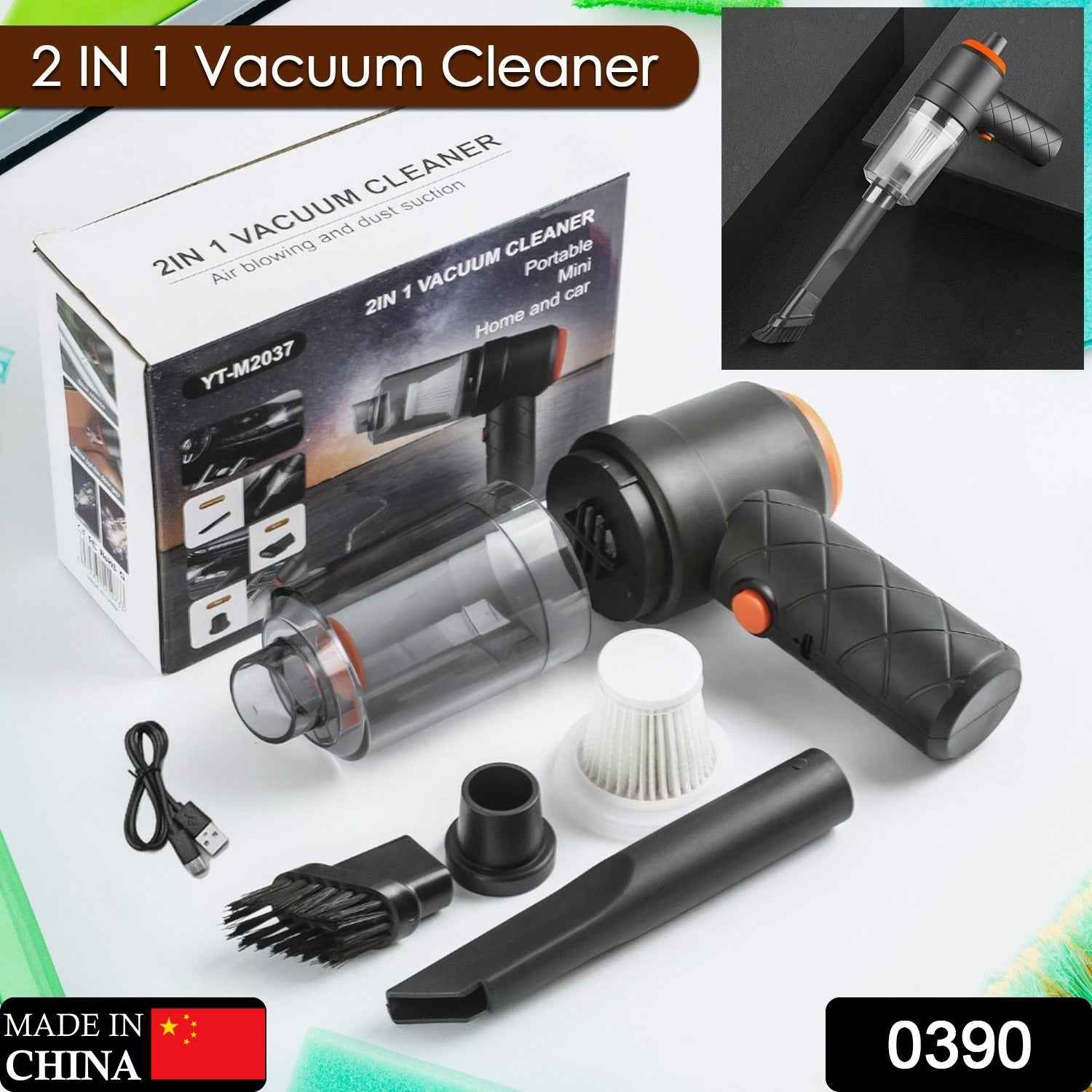 Car Vacuum Cleaner – High-Power, Portable & Wireless | Storenzo
