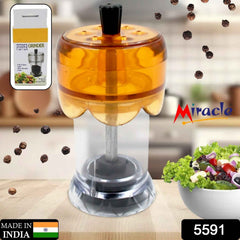 Salt and Pepper Grinder – Transparent Manual Spice Mill | Miracle