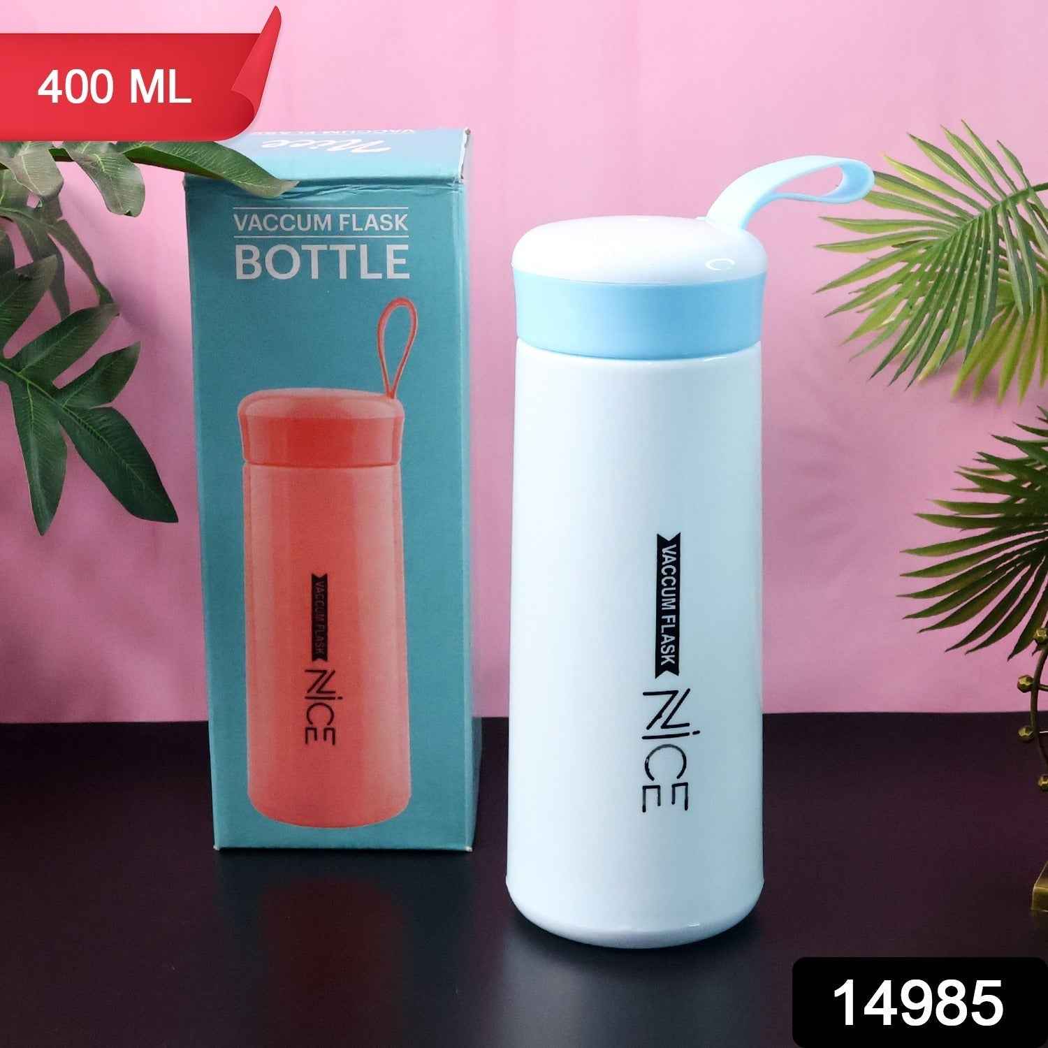 Plastic Flask Water Bottle 400ML – Leak-Proof & Lightweight Design