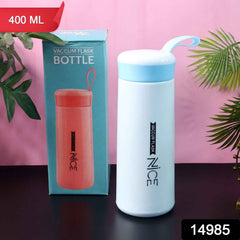 Plastic Flask Water Bottle 400ML – Leak-Proof & Lightweight Design
