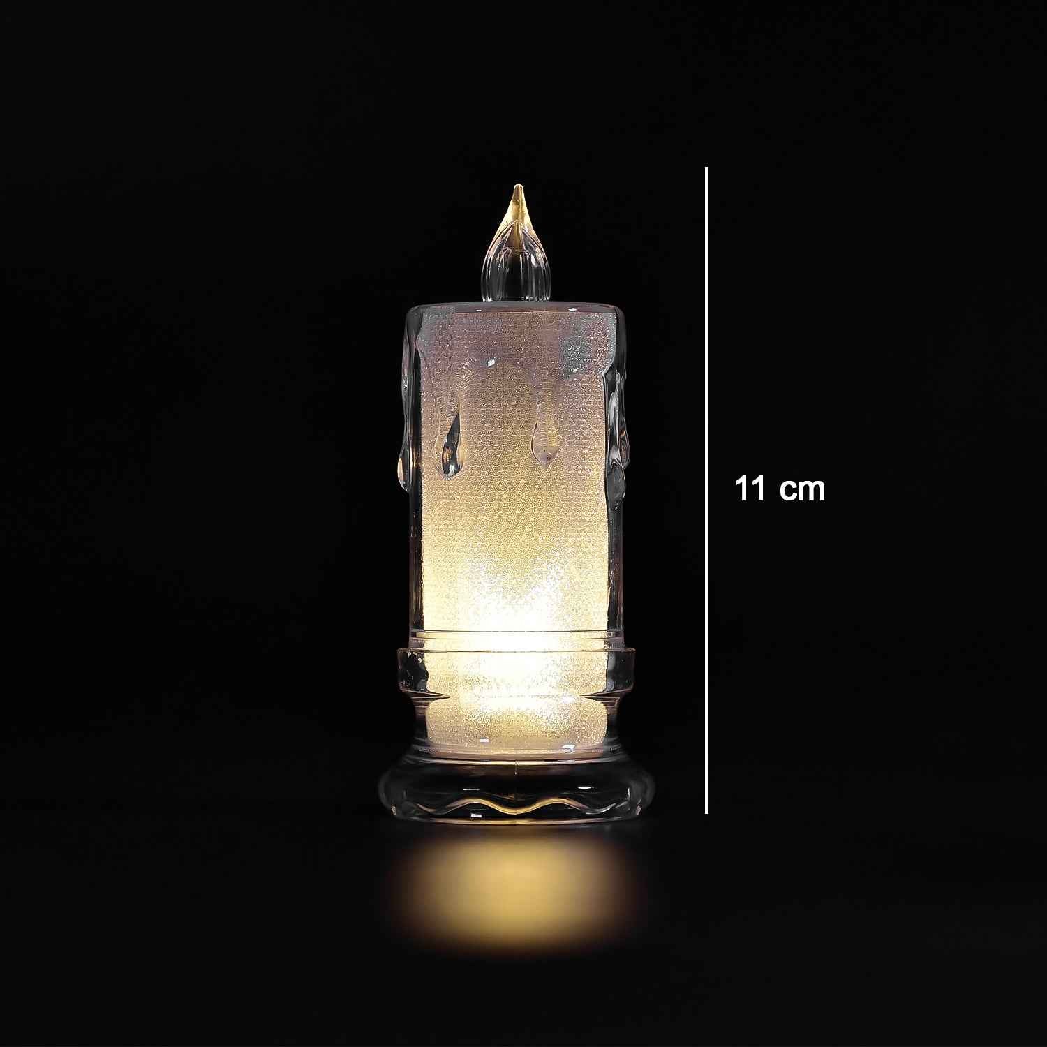 Melted Design Flameless Candles – Set of 12 for Diwali | Indo Glow