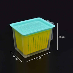 Fridge Storage Containers – 4 Pcs Plastic Set | Organivo