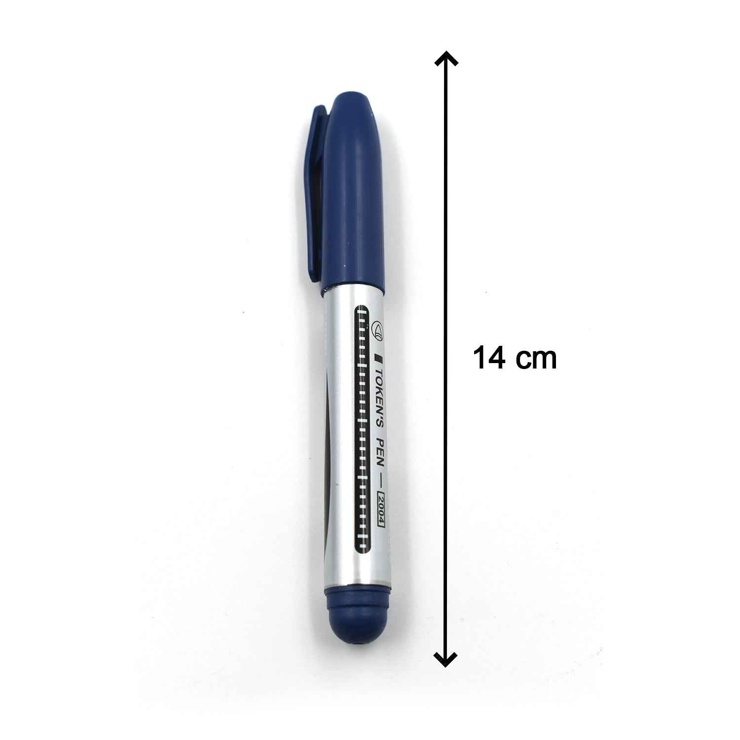 Versatile blue permanent markers, suitable for various school supplies needs.