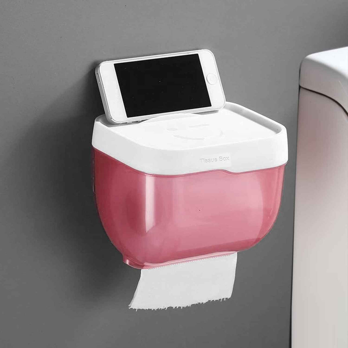 Bathroom Tissue Dispenser with Phone Holder – Waterproof | Bathora